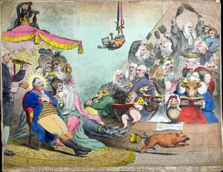 Ancient Music, publicado por SW Fores em 1787 (gravura à mão colorida)